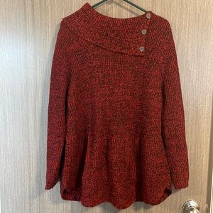 Style & co Red Sweater
